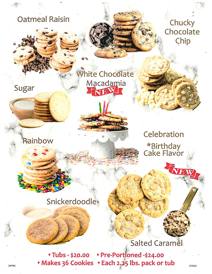 cookie dough brochure