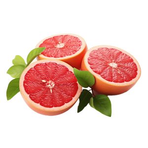 cut grapefruit