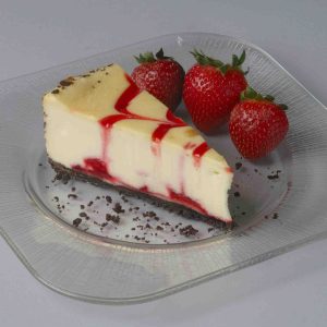 Strawberry Swirl Cheesecake