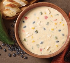 Creamy Chicken Poblano Soup